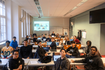 Gruppenbild während des Hackathons