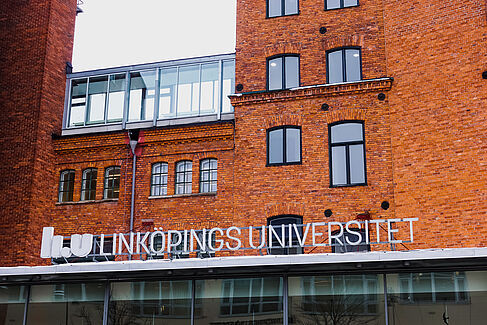 Eingang zur Universität Linköping