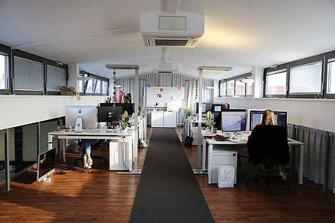 Blick ins Office 