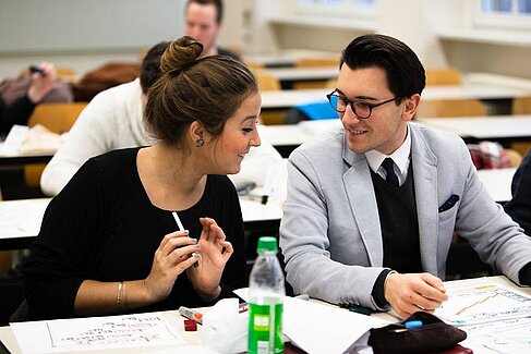 Two Business Administration students