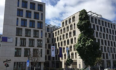Bürogebäude von außen