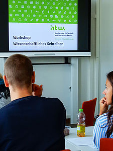 Workshop Wissenschaftliches Schreiben © HTW Berlin/Maike Sommer Workshop Wissenschaftliches Schreiben © HTW Berlin/Maike Sommer