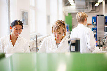 Women in the laboratory
