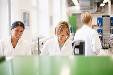 Women in the laboratory