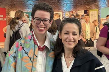 Prof. Dr. Stefanie Molthagen-Schnöring (links) und Ella Frühwirt © HTW Berlin Prof. Dr. Stefanie Molthagen-Schnöring (links) und Ella Frühwirt © HTW Berlin