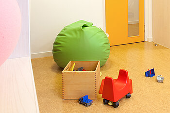 Spielzeug in der HTW-Kita