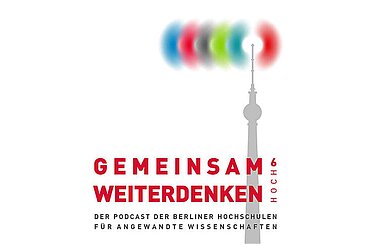 Key Visual des Podcasts "Gemeinsam Weiterdenken Hoch6" 