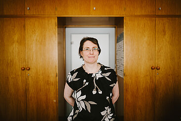 Porträt von Katrin Dziergwa