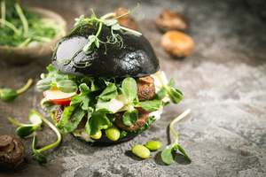 pflanzenbasierter Burger 