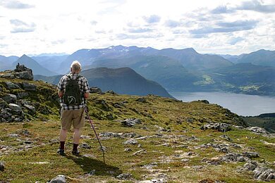 A man on Melshornet
