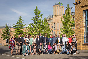 Gruppenfoto anlässlich des Delegationsbesuchs © HTW Berlin/Tobias Golla