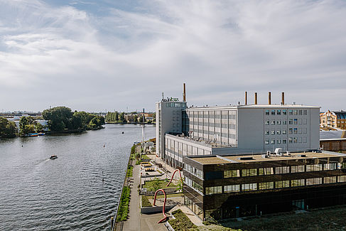 Campus Wilhelminenhof aus der Luft