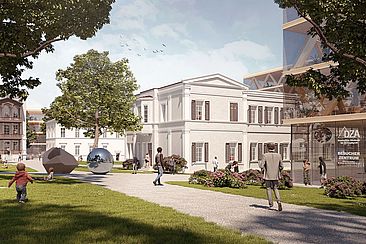 Der zukünftige DZA-Campus in Görlitz auf dem Kahlbaum-Areals © DESY, Staab Architekten