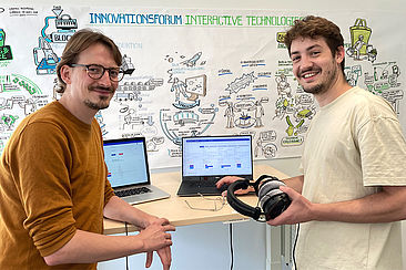 Florian Gnadlinger (links) und Josef Heitzler