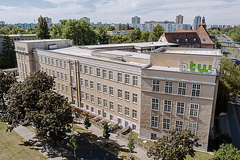 Campus Treskowallee aus der Vogelperspektive
