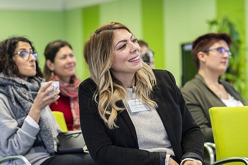Teilnehmende einer Fachtagung zur Studien- und Berufsorientierung @ HTW Berlin/UFO Berlin