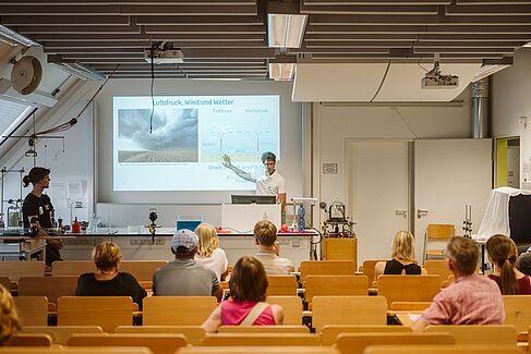 Menschen im Hörsaal