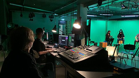 Blick ins cross:play Labor © HTW Berlin/Thomas Bremer 