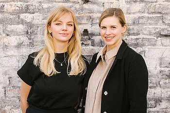 Jana Strüve und Carolin Rohmann © HTW Berlin/Alexander Rentsch Jana Strüve und Carolin Rohmann