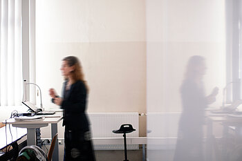 Professorin im Unterricht