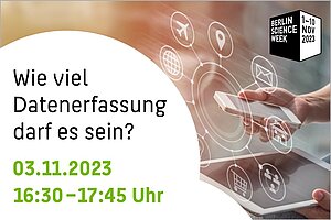 Veranstaltungsbanner für die Berlin Science Week © iStock_Chinnapong, Montage: Minkadu