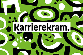 Illustration mit dem Schriftzug "Karrierekram"
