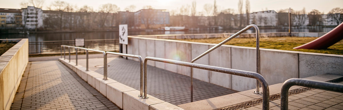 Ramp on Wilhelminenhof campus