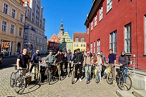 Die HTW-Studierenden in Greifswald © Pressestelle Stadt Greifswald