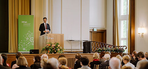 Audimax während einer Veranstaltung © HTW Berlin/Alexander Rentsch Audimax während einer Veranstaltung