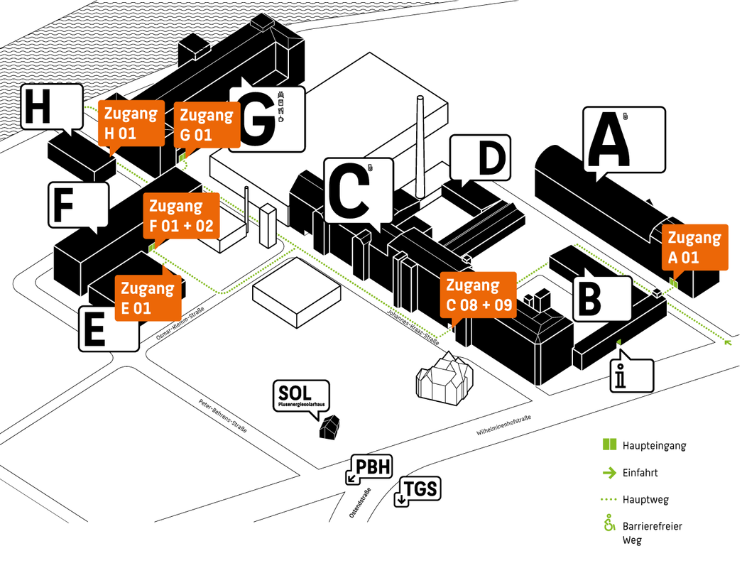 Lageplan Wilhelminenhof